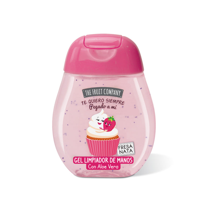 The Fruit Company Pocket Hand Sanitisers - 70% Alcohol - Strawberries & Cream Scented